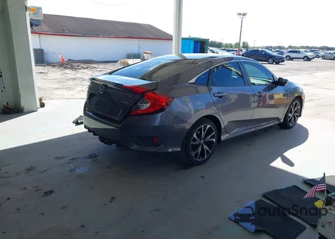 2020 Honda Civic Sport z USA, uszkodzony, nr VIN 19XFC2F80LE012784